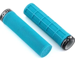 Deity Grips & Handlebar Tape|Knuckleduster Lock-On Grips (Turquoise) (132mm)