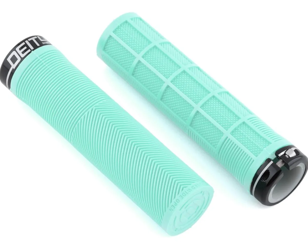 Deity Grips & Handlebar Tape|Knuckleduster Lock-On Grips (Mint) (132mm)