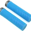 Deity Grips & Handlebar Tape|Knuckleduster Lock-On Grips (Blue) (132mm)