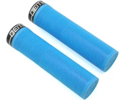 Deity Grips & Handlebar Tape|Knuckleduster Lock-On Grips (Blue) (132mm)