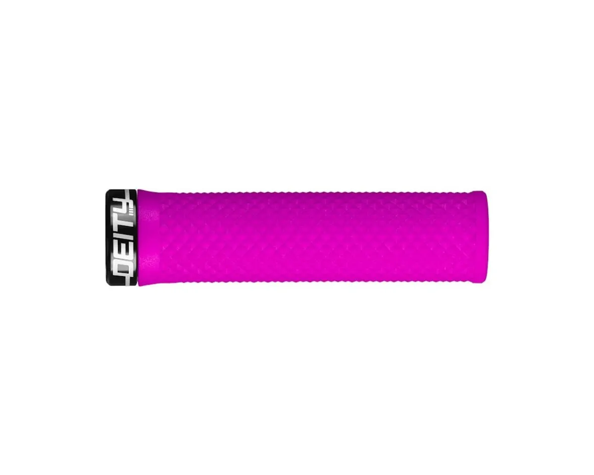 Deity Grips & Handlebar Tape|Lockjaw Grips (Pink)