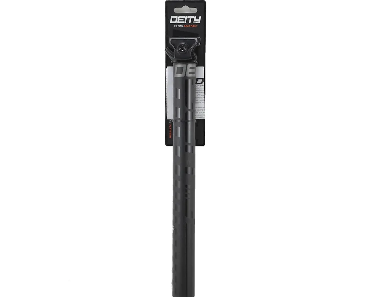 Deity Seatposts & Clamps|Retina I-Beam Seatpost (Black) (31.6mm) (350mm) (0mm Offset)