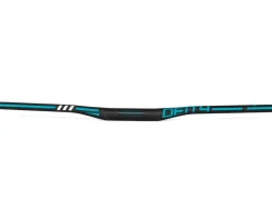 Deity Handlebars|Skywire Carbon Riser Handlebar (Turquoise) (35mm) (15mm Rise) (800mm) (5/9° Sweep)