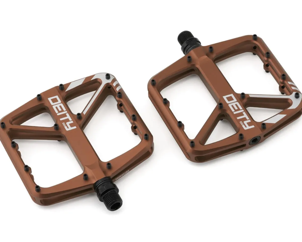 Deity Pedals & Cleats|Supervillain Pedals (Bronze)