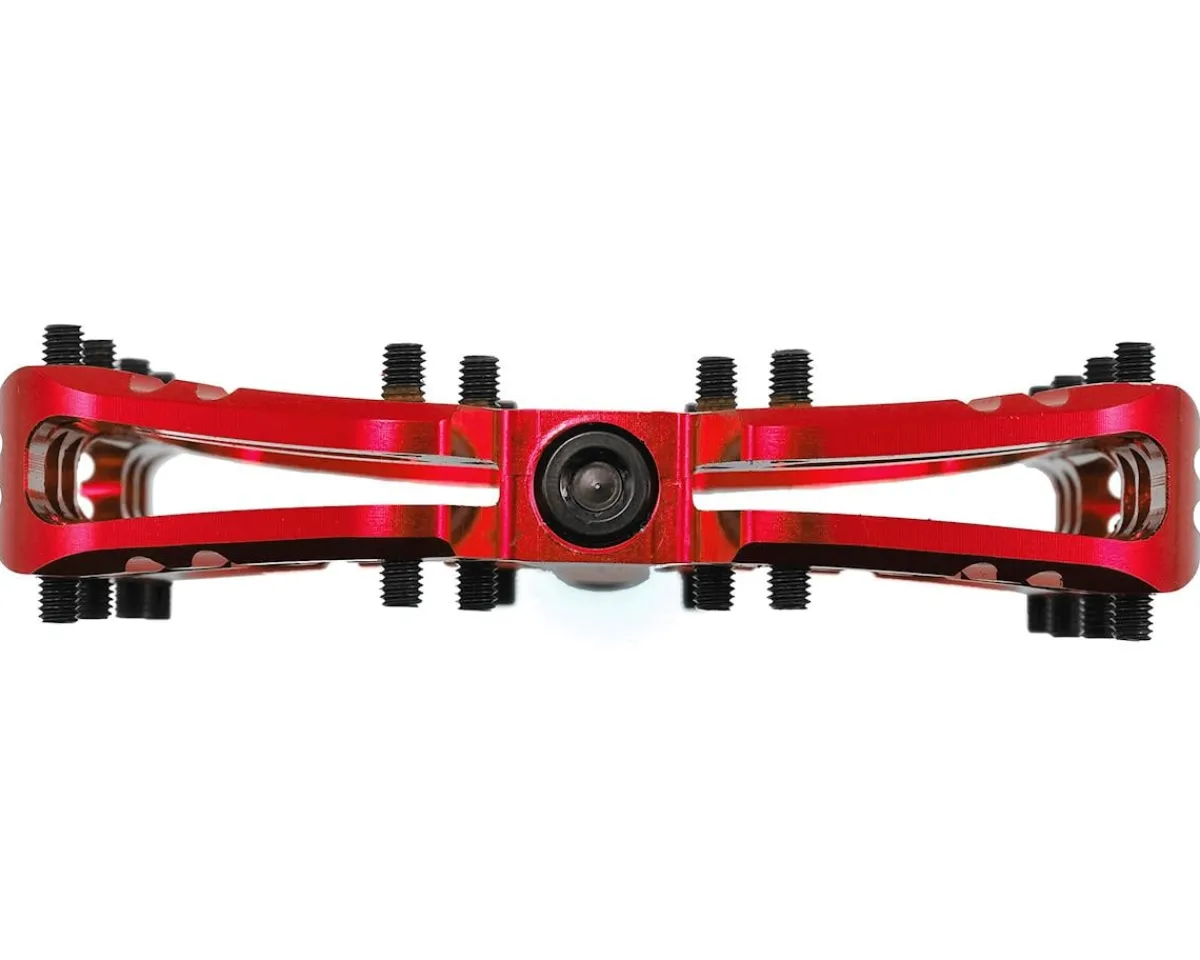 Deity Pedals & Cleats|TMAC Pedals (Red Anodized) (9/16")