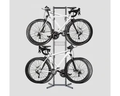 Delta Vehicle Bike Racks|Freestanding Bike Rack (Silver) (4 Bikes)