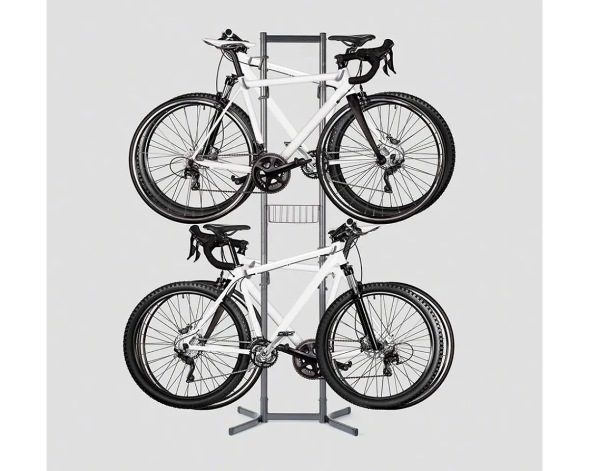 Delta Vehicle Bike Racks|Freestanding Bike Rack (Silver) (4 Bikes)