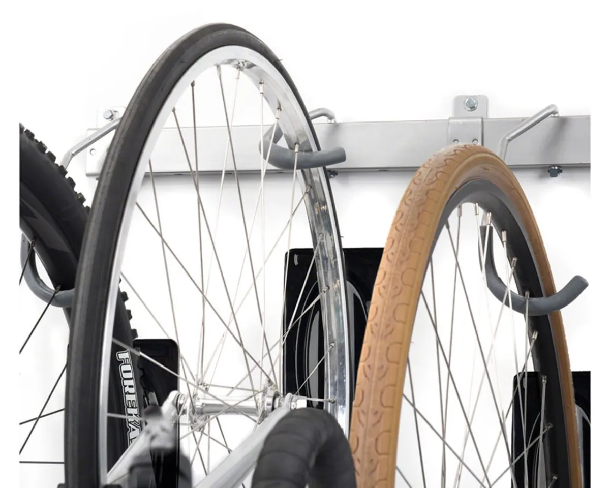 Delta Vehicle Bike Racks|Hot & New Products|Heavy Duty Rail Bike Rack (Silver) (6 Bikes)