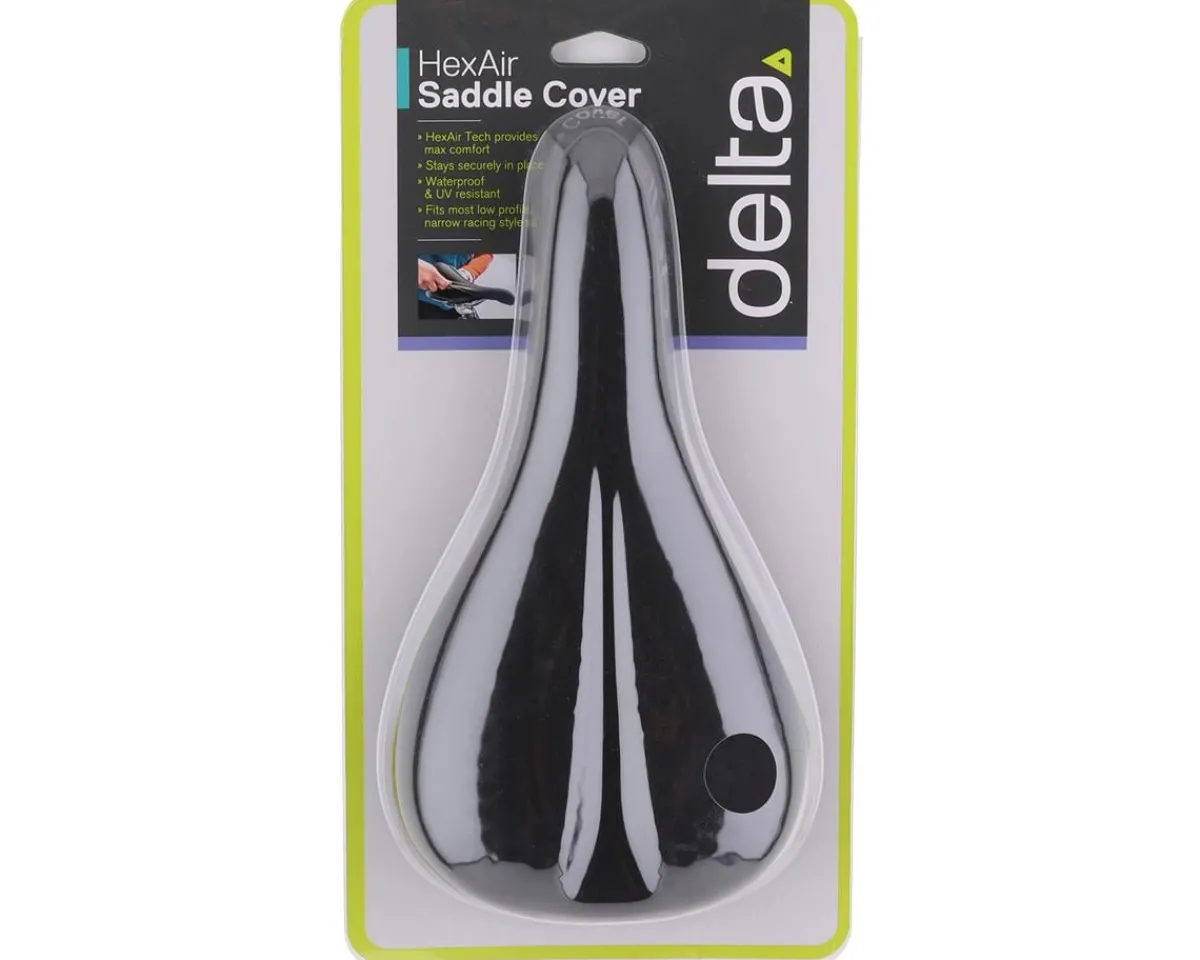Delta Saddles & Seats|HexAir Saddle Cover (Black) (S)