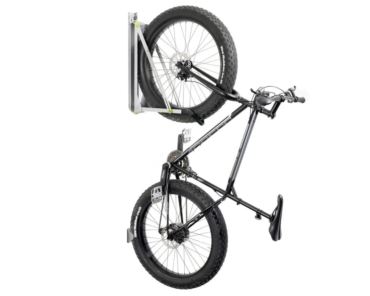 Delta Vehicle Bike Racks|Pivot Wall Storage Bike Rack (Silver) (w/ Wheel Tray) (1 Bike)