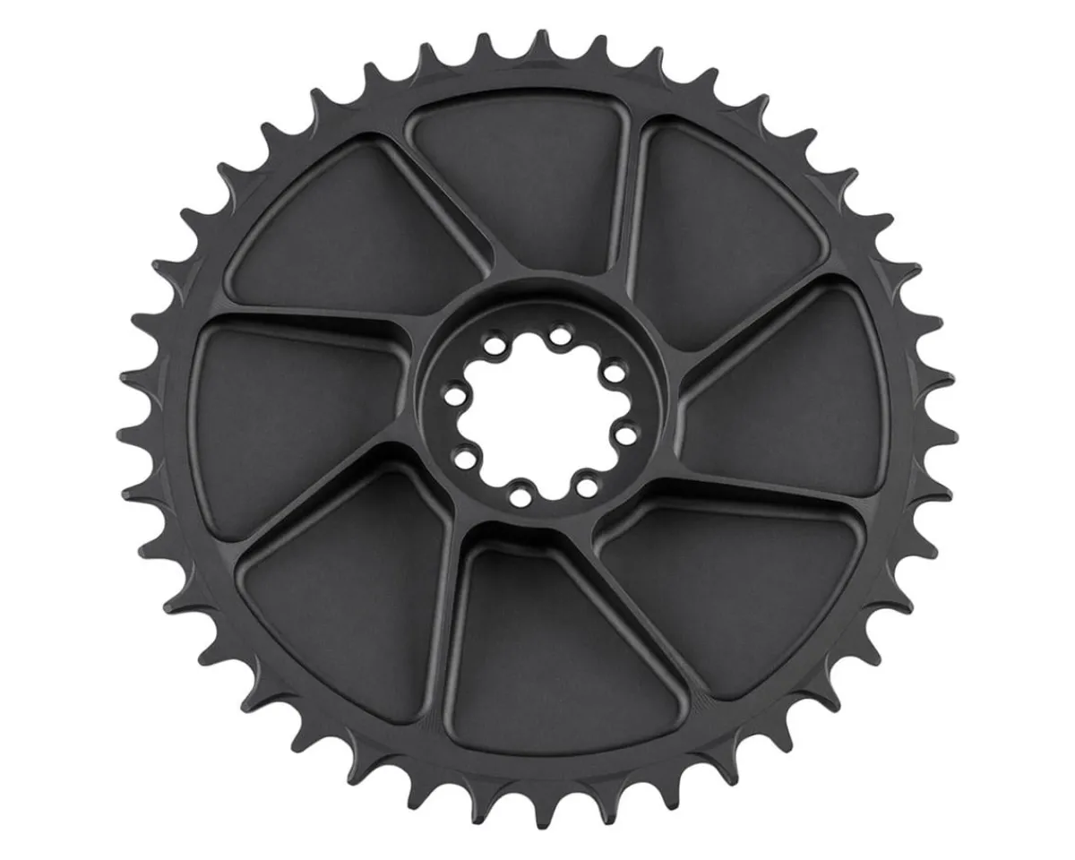 5Dev Chainrings & Accessories|Aluminum Aero Road Chainring (Black) (8-Bolt SRAM) (42T)