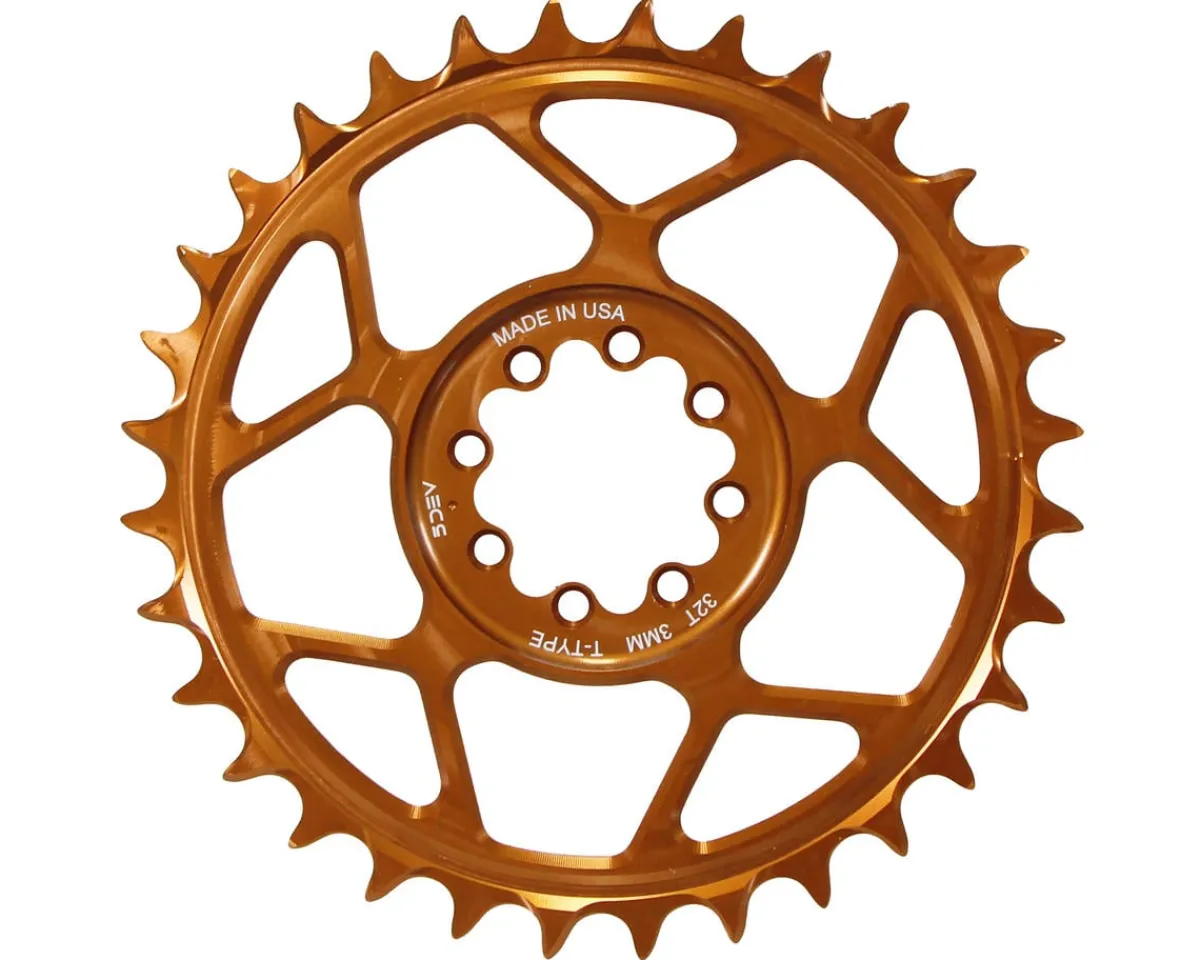 5Dev Chainrings & Accessories|T-Type 8-Bolt Chainring (Kash) (3mm Offset) (30T)