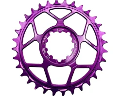 5Dev Chainrings & Accessories|T-Type 3-Bolt Chainring (Purple) (3mm Offset) (30T)