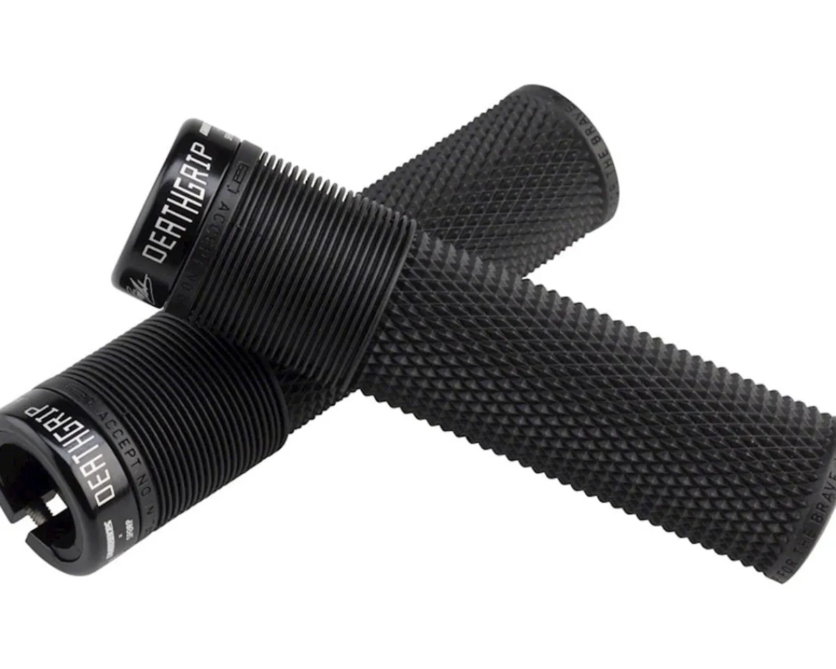 DMR Grips & Handlebar Tape|DeathGrip (Black) (Brendog Signature) (Flangeless | Thick)