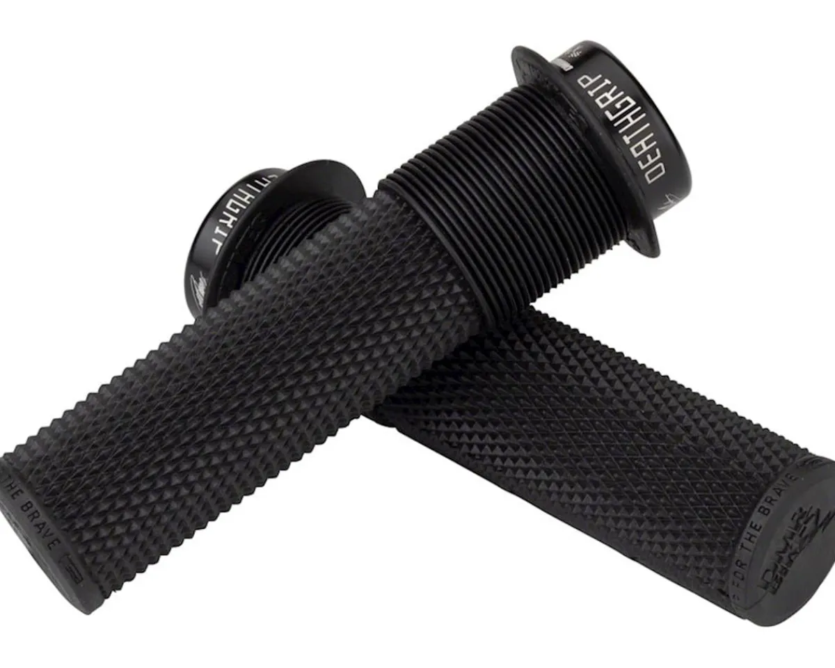 DMR Grips & Handlebar Tape|DeathGrip Race Edition (Black) (Brendog Signature) (Flanged | Thick)