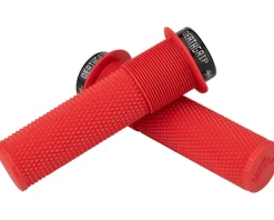 DMR Grips & Handlebar Tape|DeathGrip (Red) (Brendog Signature) (Flanged | Thick)