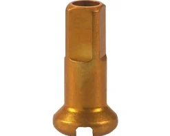 DT Swiss Wheels & Parts|Alloy Nipples (Gold) (2.0 x 12mm) (Box of 100)