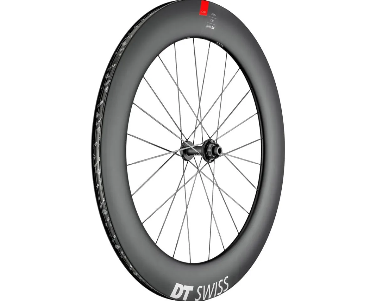 DT Swiss Wheels & Parts|ARC 1100 DiCut Front Road Wheels (Black) (Centerlock) (80mm Depth) (12 x 100mm) (700c)