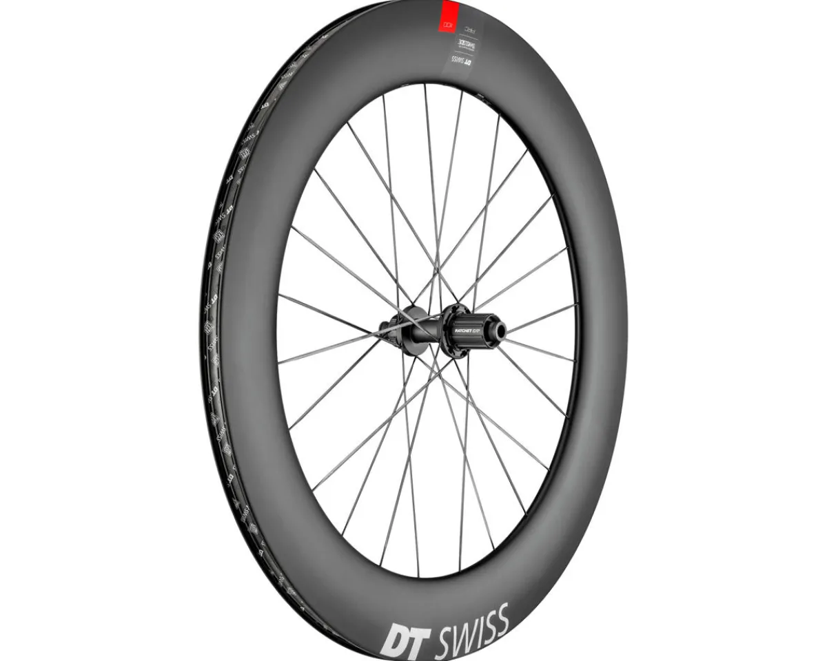 DT Swiss Wheels & Parts|ARC 1100 DiCut Rear Road Wheel (Black) (Centerlock) (HG 11/12 & XDR) (80mm Depth) (12 x 142mm) (700c)