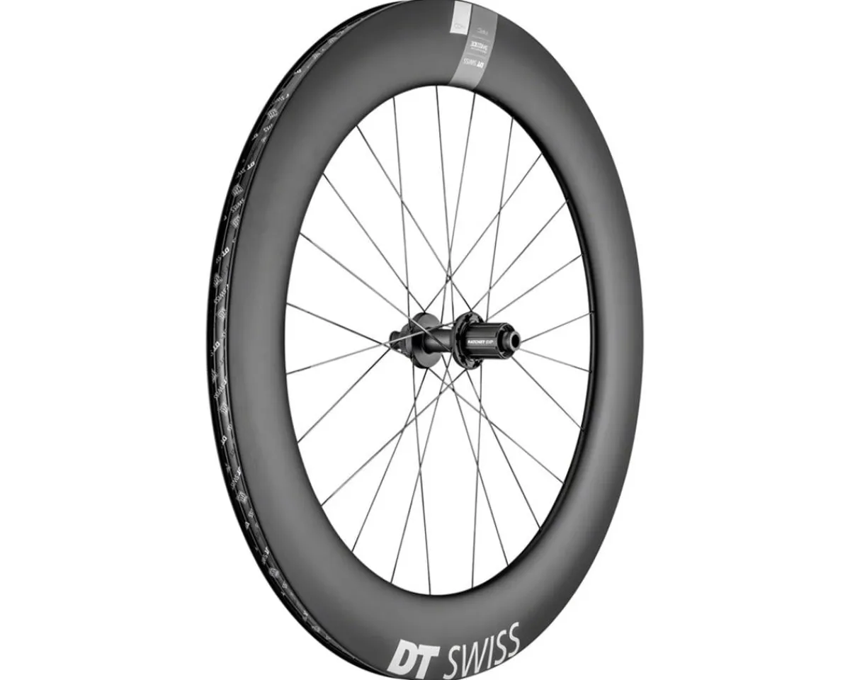 DT Swiss Wheels & Parts|ARC1400 DiCut Rear Wheels (Black) (Centerlock) (HG 11/12 & XDR) (80mm Depth) (12 x 142mm) (700c)
