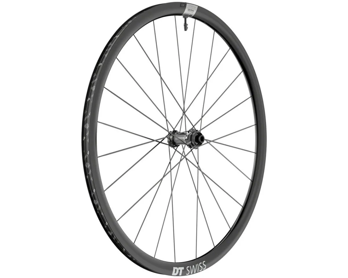 DT Swiss Wheels & Parts|A 1800 Spline 30 Wheels (Black) (700c) (Centerlock) (Front) (12 x 100mm)