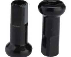 DT Swiss Wheels & Parts|Brass Spoke Nipples (Black) (2.34 x 12mm) (Box of 100)