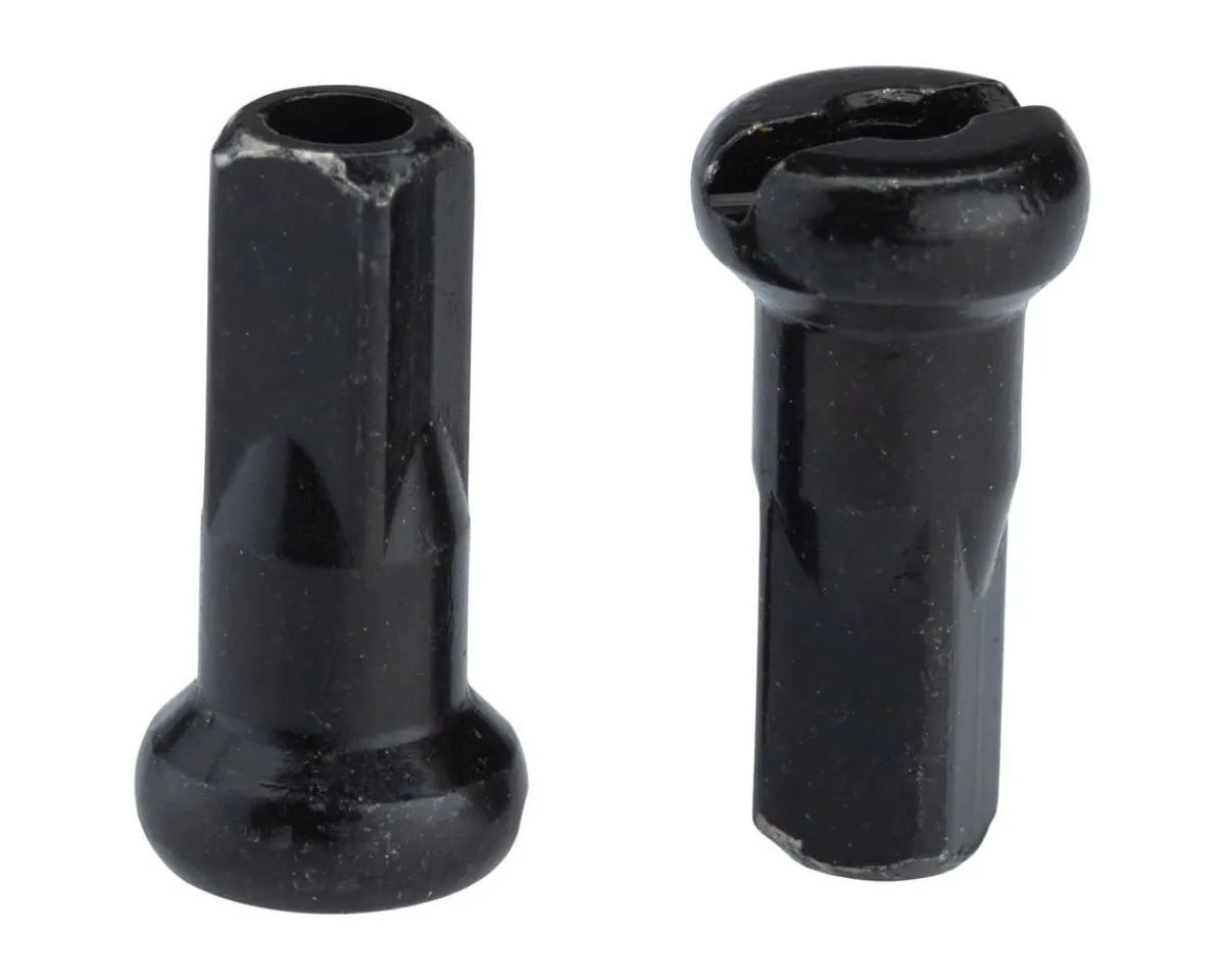 DT Swiss Wheels & Parts|Brass Spoke Nipples (Black) (2.34 x 14.5mm) (Box of 100)