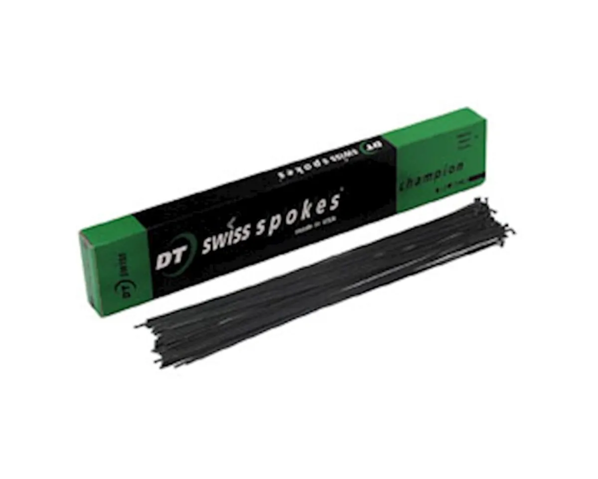 DT Swiss Wheels & Parts|Champion Spokes (Black) (13g) (Box of 20) (272mm)