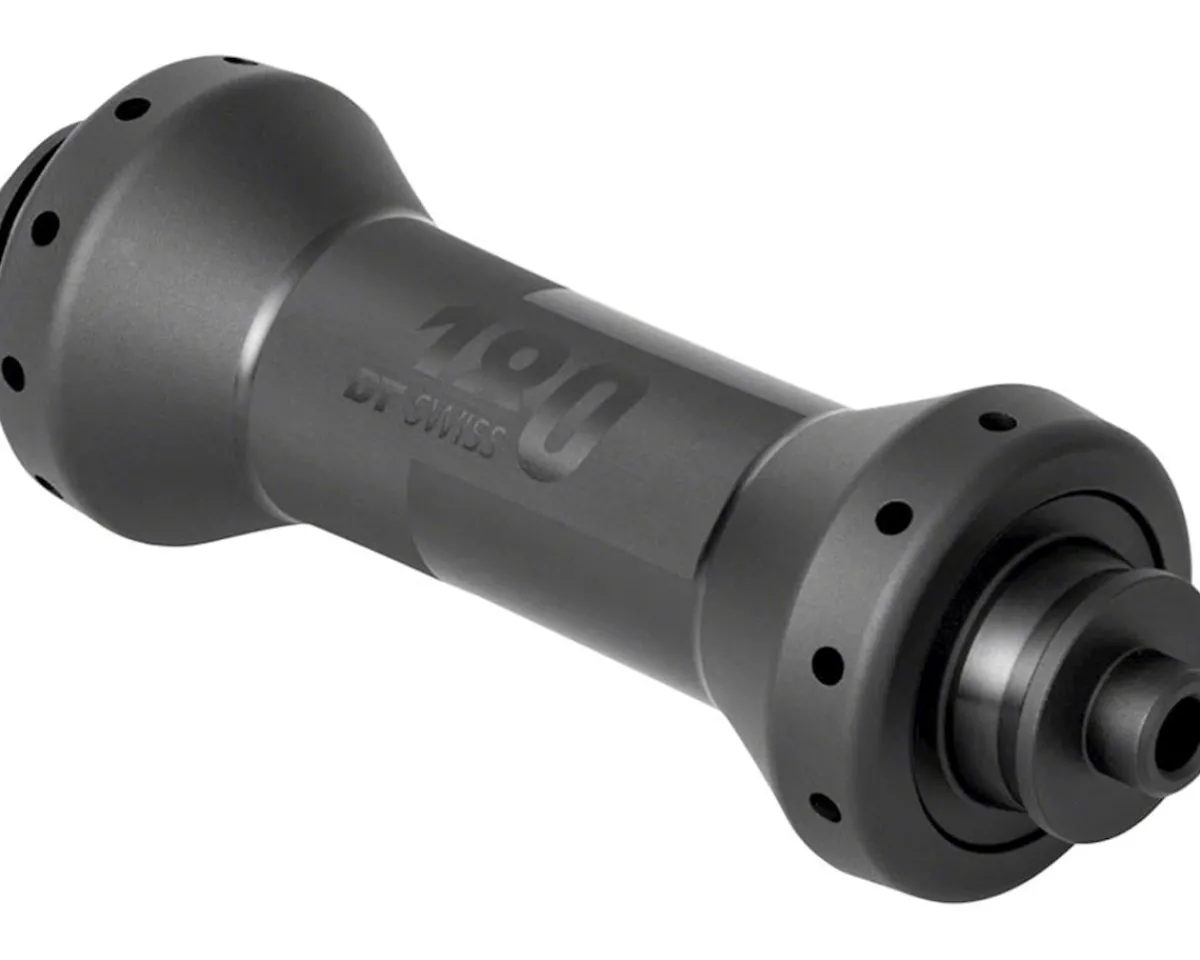 DT Swiss Wheels & Parts|180 Front Hub (Black) (QR x 100mm) (20H)