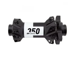 DT Swiss Wheels & Parts|350 Front Hub (Black) (15 x 100mm) (6-Bolt) (28H) (Straight Pull)
