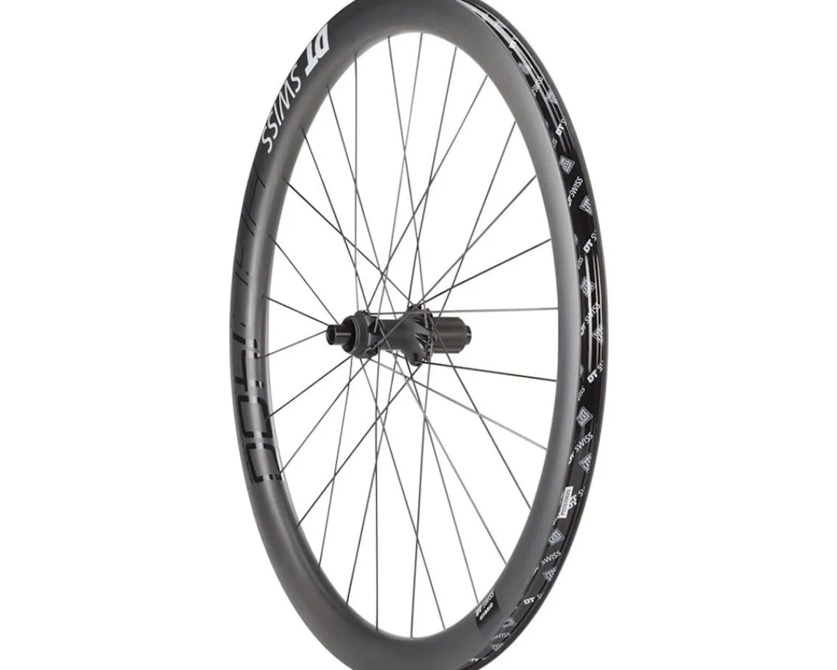 DT Swiss Wheels & Parts|HGC 1400 Spline 42 Hybrid Gravel Wheels (Black) (Centerlock) (HG 11/12 & XDR) (Rear) (12 x 142mm) (700c)