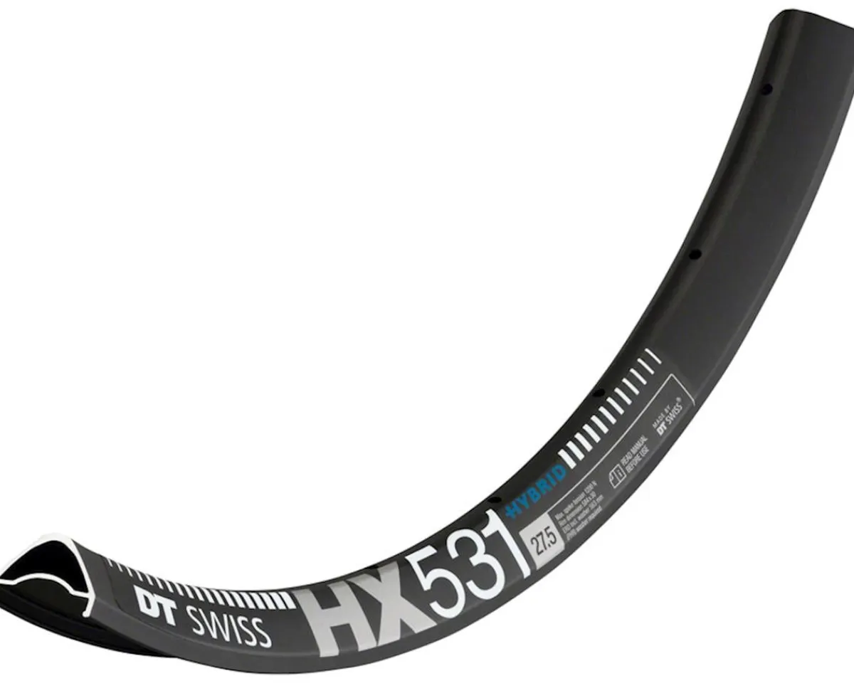 DT Swiss Wheels & Parts|HX 531 eMTB Rim (Black) (Tubeless) (Alloy) (30mm Internal Width) (32H) (27.5")
