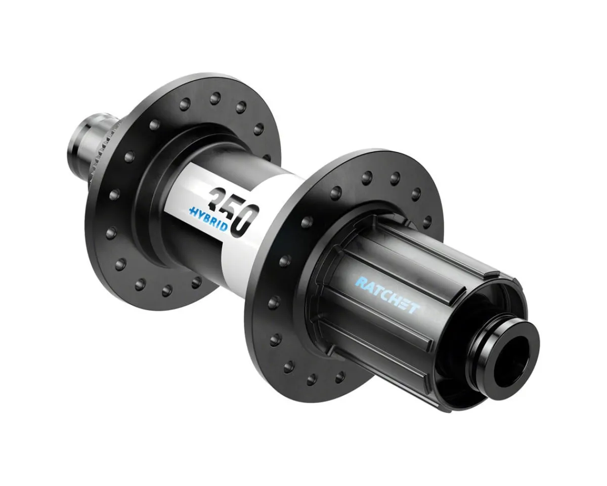 DT Swiss Wheels & Parts|350 Hybrid Rear Hub (Black) (12 x 148mm) (Centerlock) (Shimano HG) (32H) (24pt) (J-Bend)