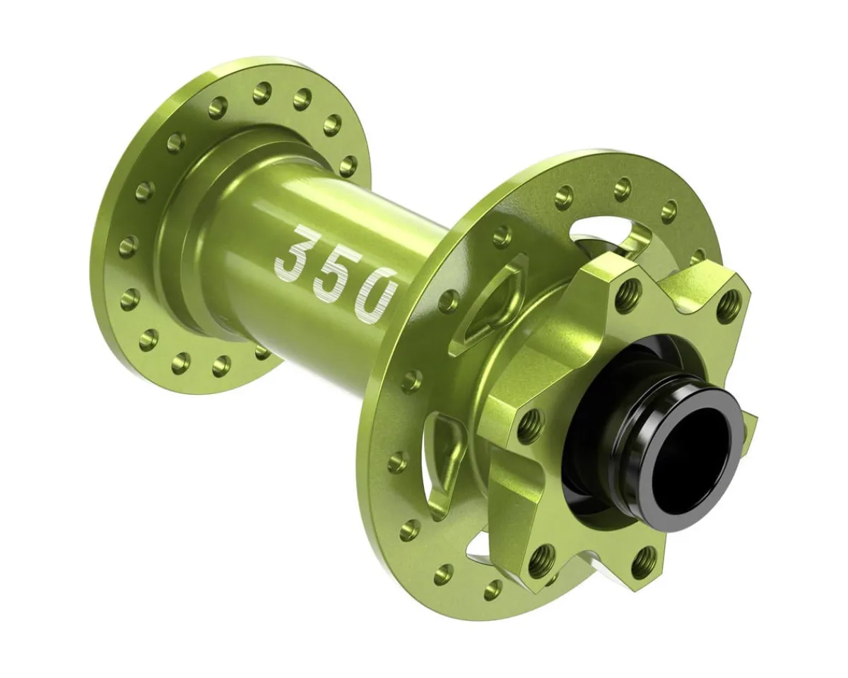 DT Swiss Wheels & Parts|Limited Edition 350 Hubs (Green) (Front) (15 x 110mm) (32H) (6-Bolt)