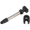 DT Swiss Tubeless Tire Tools|Tubeless Accessories|40mm Tubeless Valve (Silver) (1) (MTB or Road) (Narrow Base)