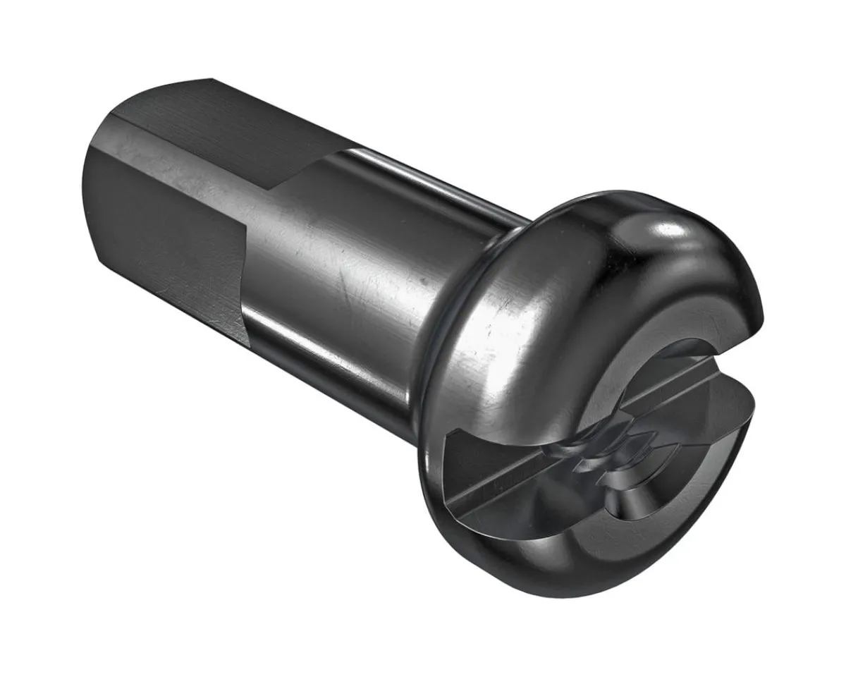 DT Swiss Wheels & Parts|ProLock Alloy Nipples (Black) (14g/16mm) (Box of 100)