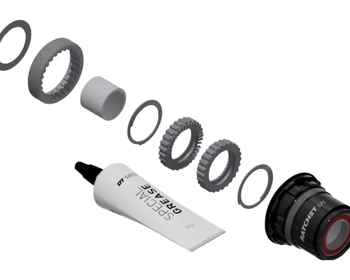 DT Swiss Wheels & Parts|Ratchet LN Aluminum Freehub Upgrade Kit (Black) (36T) (SRAM XD)