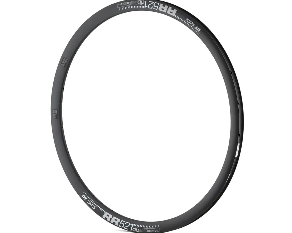 DT Swiss Wheels & Parts|RR 521 Disc Rim (Black) (24H) (Presta) (700c) (Tubeless)
