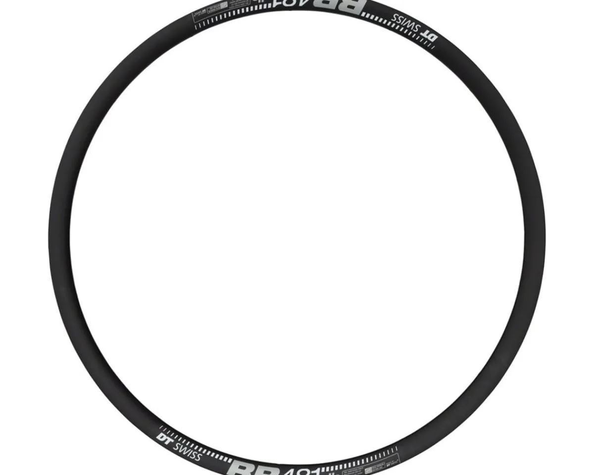 DT Swiss Wheels & Parts|RR 481 Road Rim (Black) (Tubeless) (Disc Brake) (22mm Internal Width) (24H) (700c)