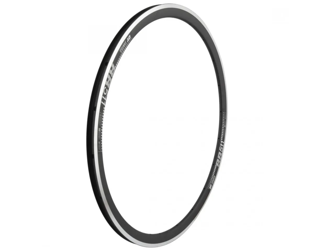 DT Swiss Wheels & Parts|RR 511 Road Rim (Black) (Tubeless) (Rim Brake) (18mm Internal Width) (20H) (700c)