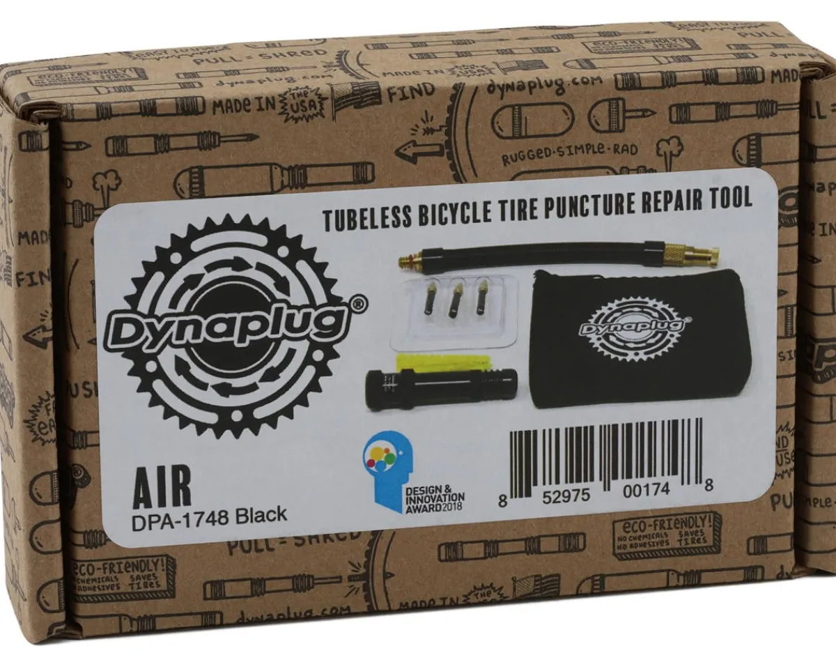 Dynaplug Holiday Shopping|Tubeless Tire Tools|Air Tubeless Bicycle Tire Repair Kit (Black) (No CO2)