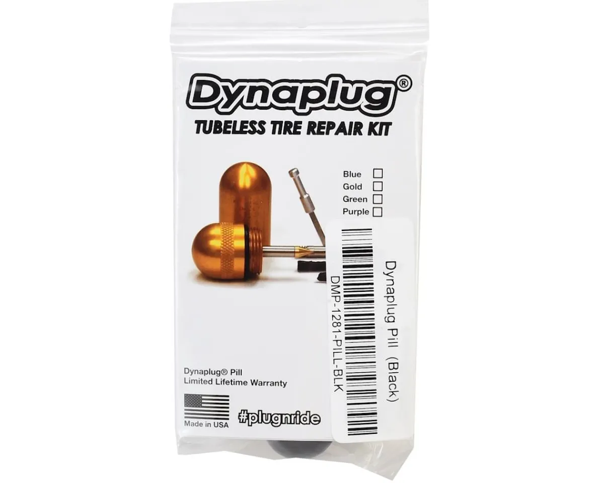 Dynaplug Tubeless Tire Tools|Tubeless Accessories|Pill Tubeless Tire Repair Tool (Black)