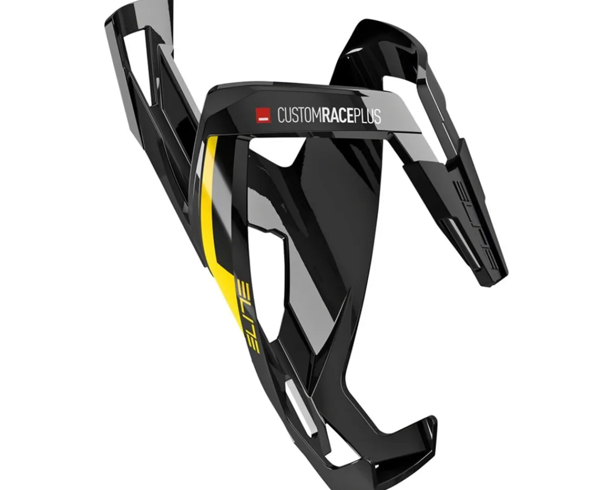 Elite Bottle Cages & Mounts|Custom Race Plus Bottle Cage (Black/Yellow)