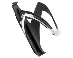 Elite Bottle Cages & Mounts|Custom Race Water Bottle Cage (Matte Black/Whte)