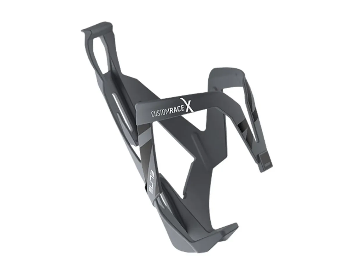 Elite Bottle Cages & Mounts|Custom Race X Bottle Cage (Gray/Black)
