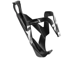 Elite Bottle Cages & Mounts|Custom Race X Bottle Cage (Black Glossy/White)