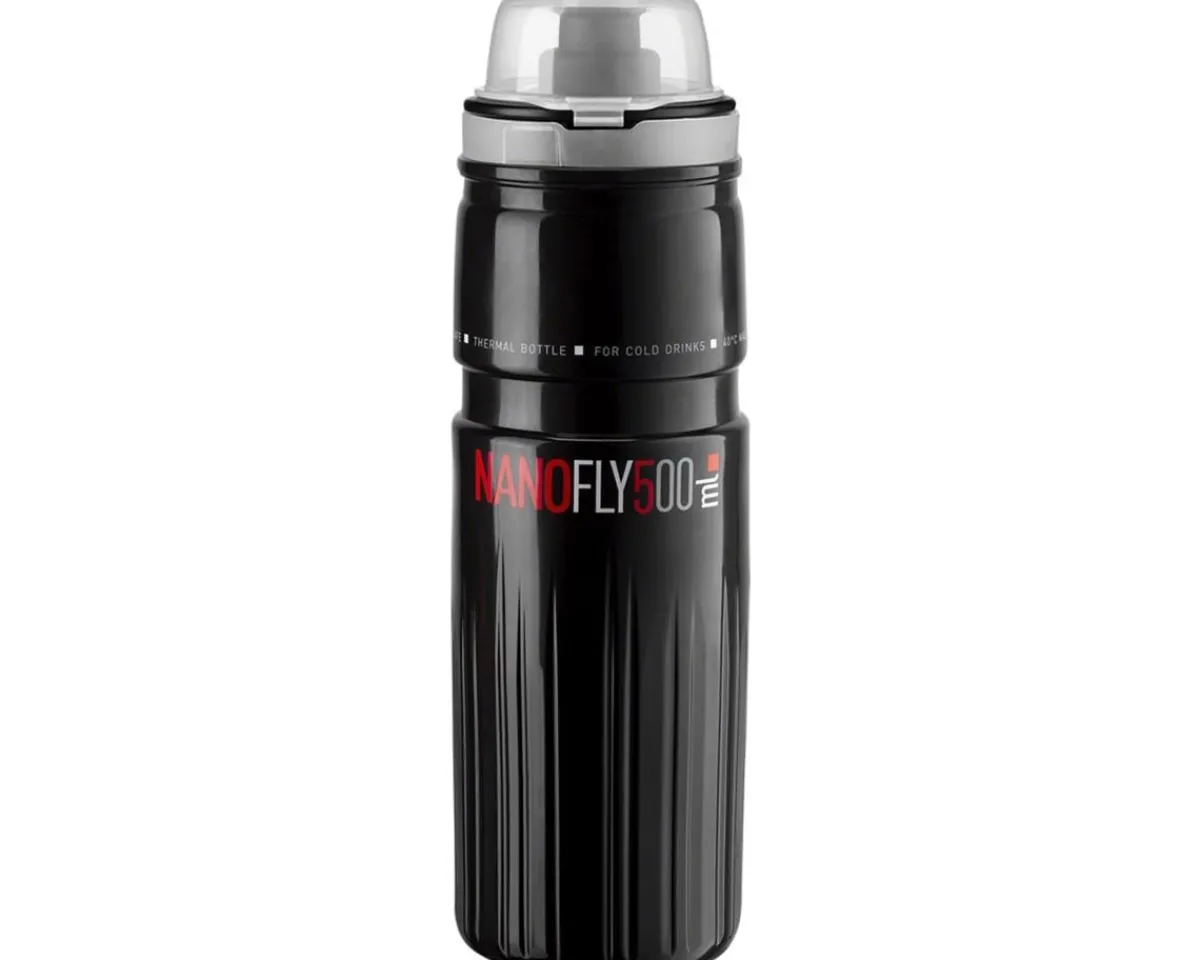 Elite Water Bottles|Nanofly Insulated Water Bottle (Black) (550ml)