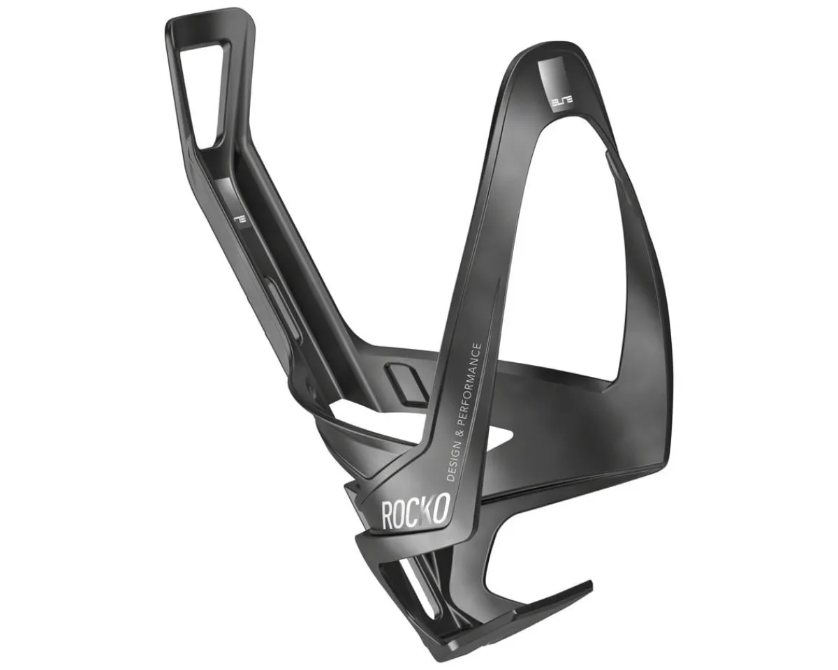 Elite Bottle Cages & Mounts|SRL Rocko Carbon Water Bottle Cage (Matte Black/White)