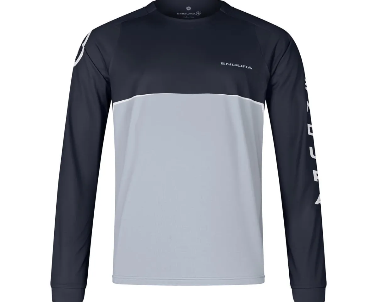 Endura Clothing Sale|Jerseys|CORE Printed Long Sleeve Tee Jersey (Black) (S)