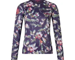 Endura Clothing Sale|Women'S|FLORAL Women's LTD Printed Long Sleeve Tee Jersey (Bramble) (XS)